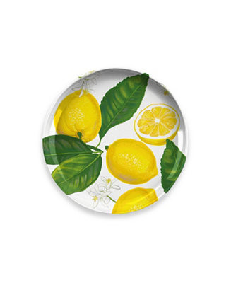 Abode Homewares Lemon Fresh Melamine Salad Plates, Set Of 6 - Macy's | Macy's