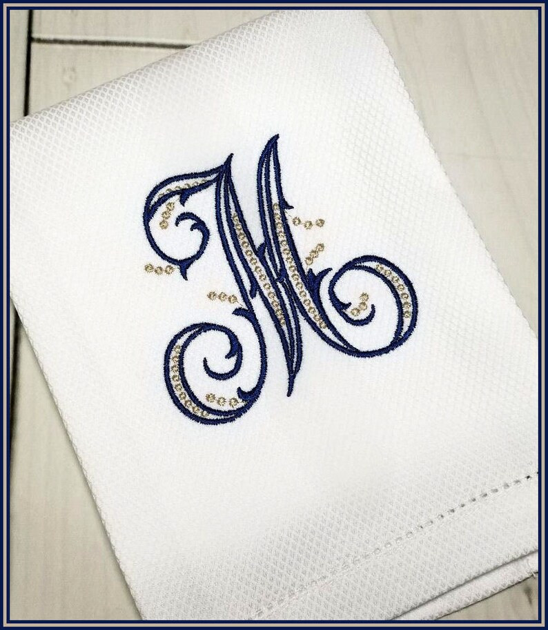 Monogrammed Hand Towel / Kitchen Towel / Wedding Gift | Etsy (US)