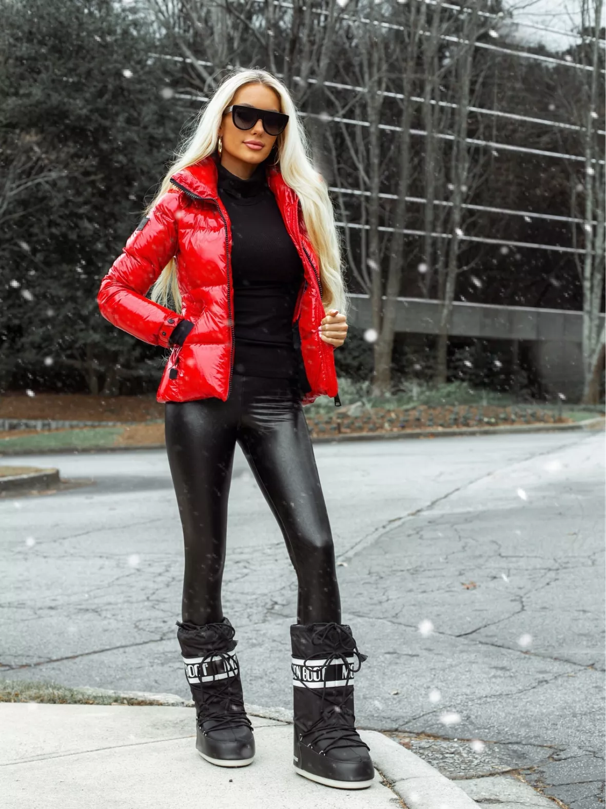 Commando Patent leather leggings Red – revolve store