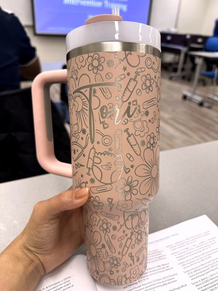 Best gift I have received from a family 🫶🏼 NICU Nurse Tumbler engraved with little nicu symbols 

#nurse #nicunurse #nicunursegift
#nursegift

#LTKstyletip #LTKGiftGuide