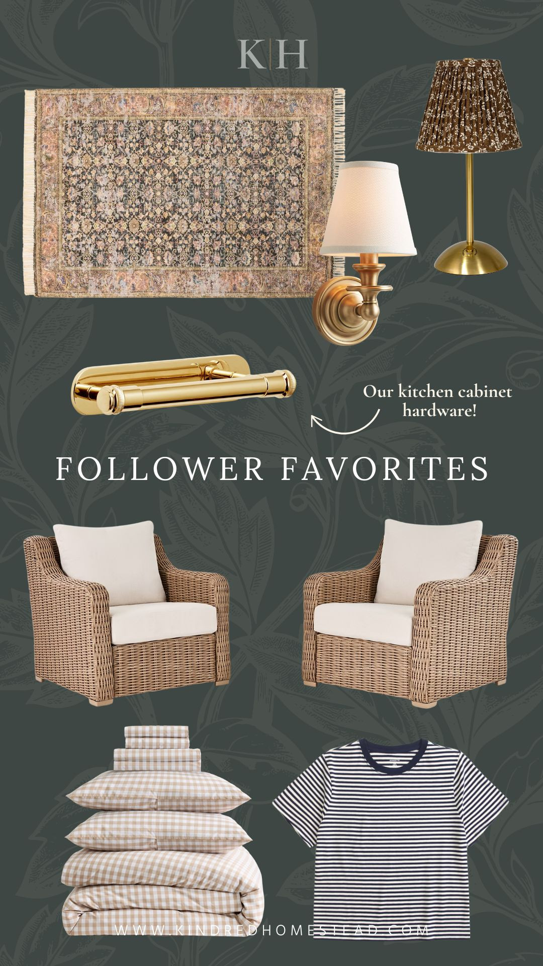The things you’re loving most lately 🤍 A roundup of follower favorites from Kindred Homestead—from home decor staples to the little finds that make a space feel extra special. Save this one for your next home refresh! ✨

#KindredHomestead #FollowerFavorites #HomeDecor #HomeFinds #CollectedHome #Homestyle

#LTKHome #LTKBeauty