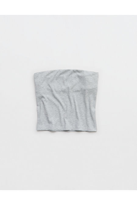 OFFLINE By Aerie Thumbs Up Heavyweight Tube Top Women's Medium Heather Gray L | Aerie