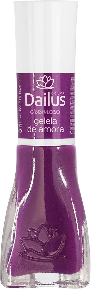 Dailus Esmalte Cremoso 211 Geleia De Amora Roxo Escuro | Amazon (BR)