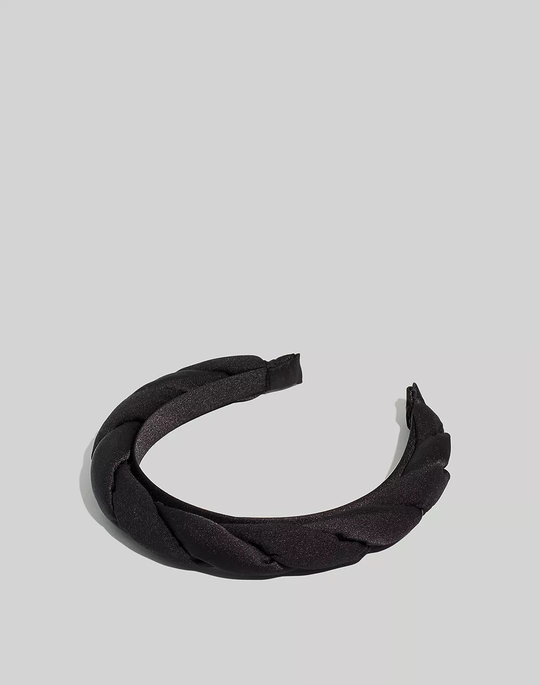 twisted satin headband | Madewell