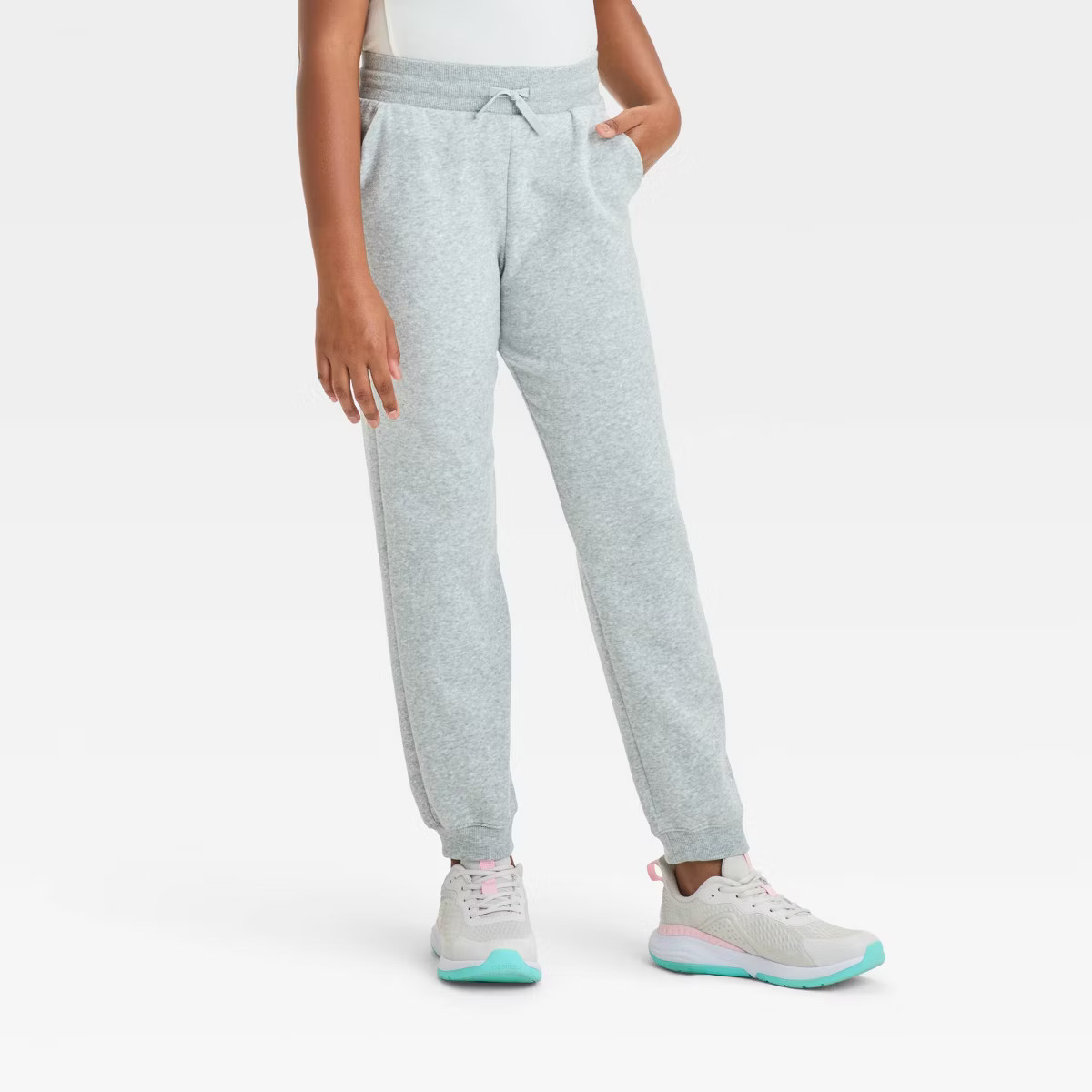Girls' Fleece Jogger Pants - All In Motion™ | Target