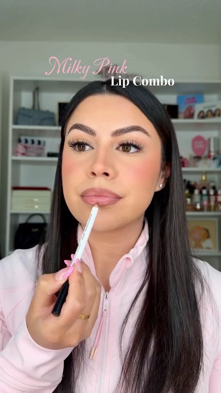 Milk pink lip combo 💓💭