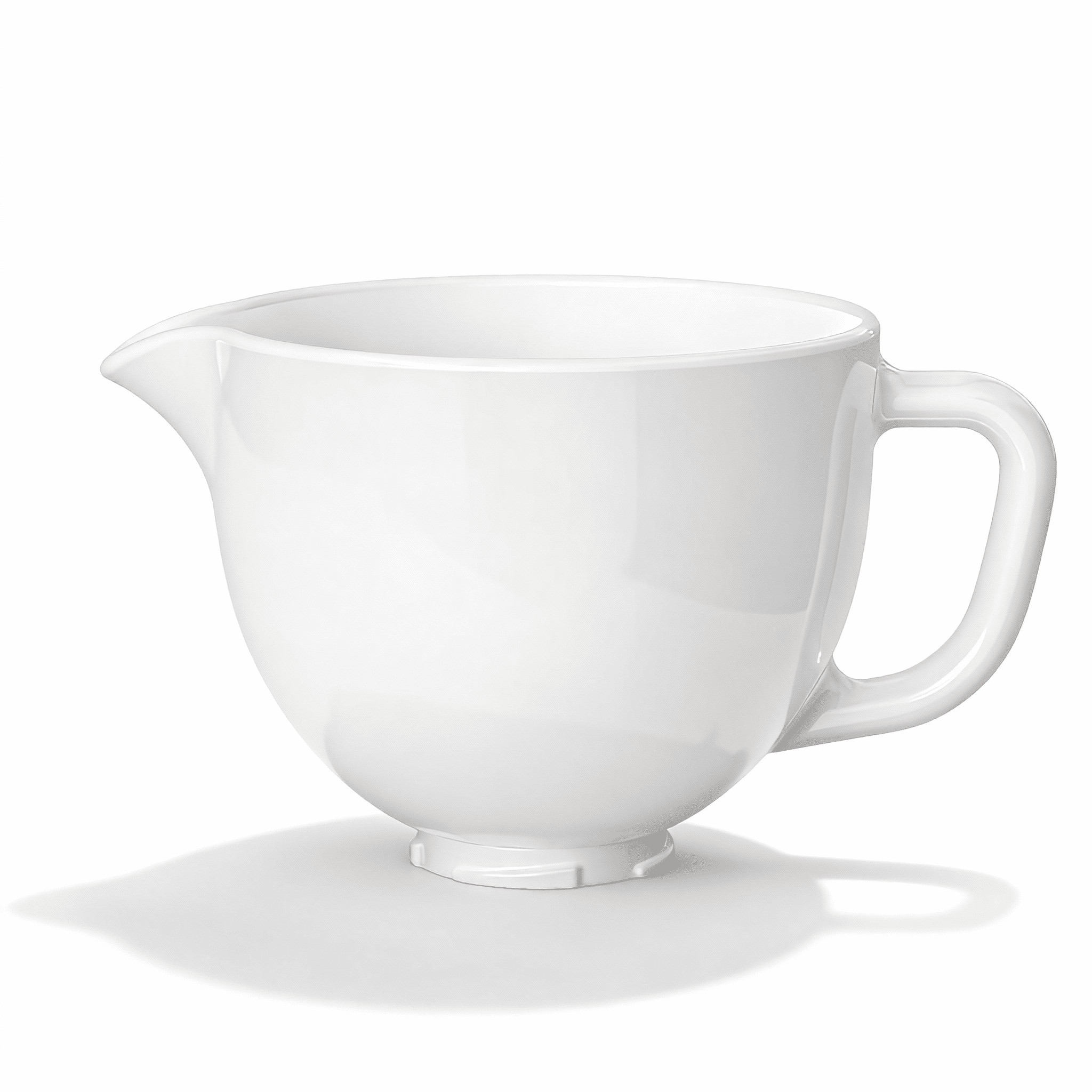 GVODE 5 Quart White Ceramic Bowl for KitchenAid Tilt Head Stand Mixers | Walmart (US)