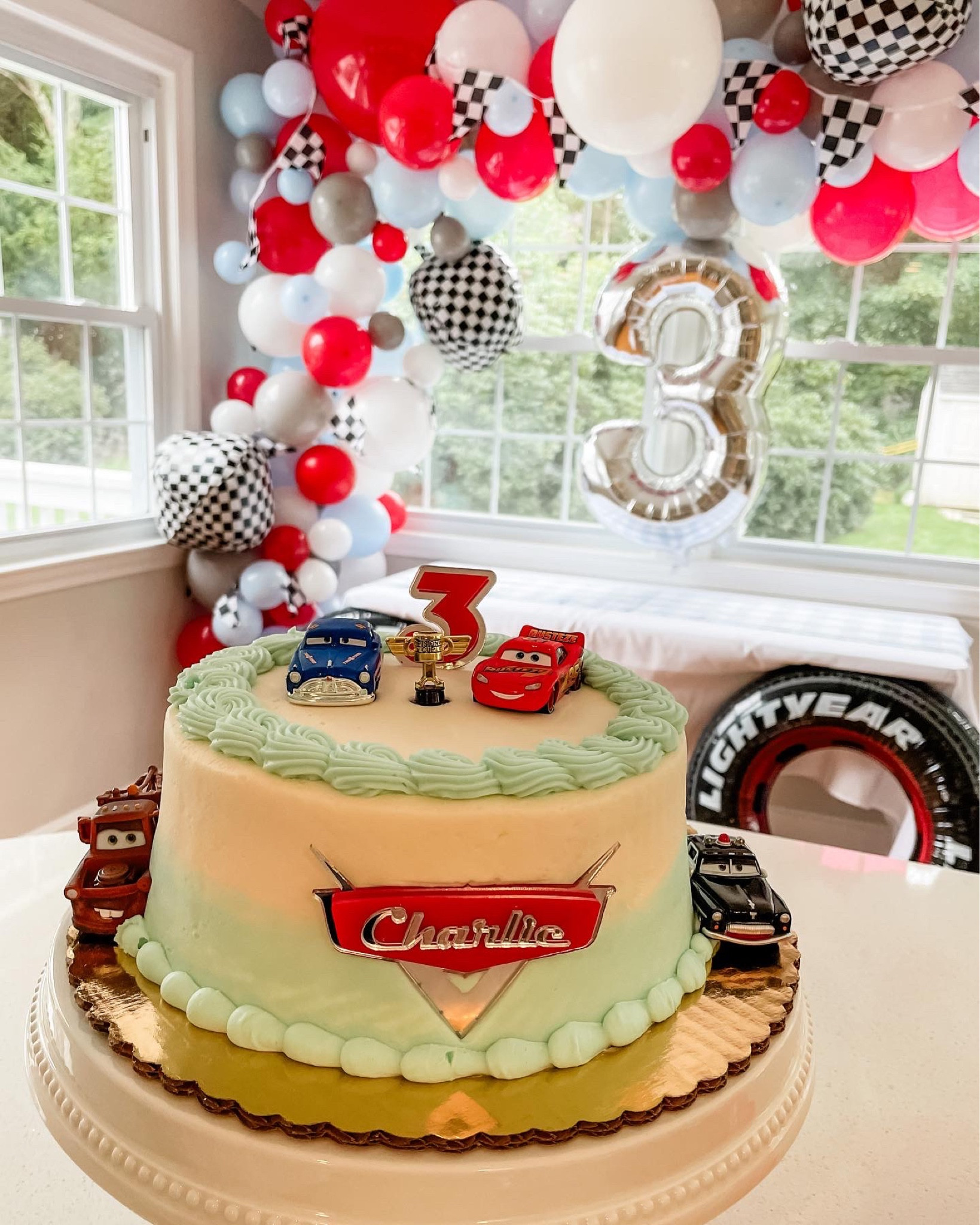 the perfect cars themed cake for our three year old! 

#LTKparties #LTKkids