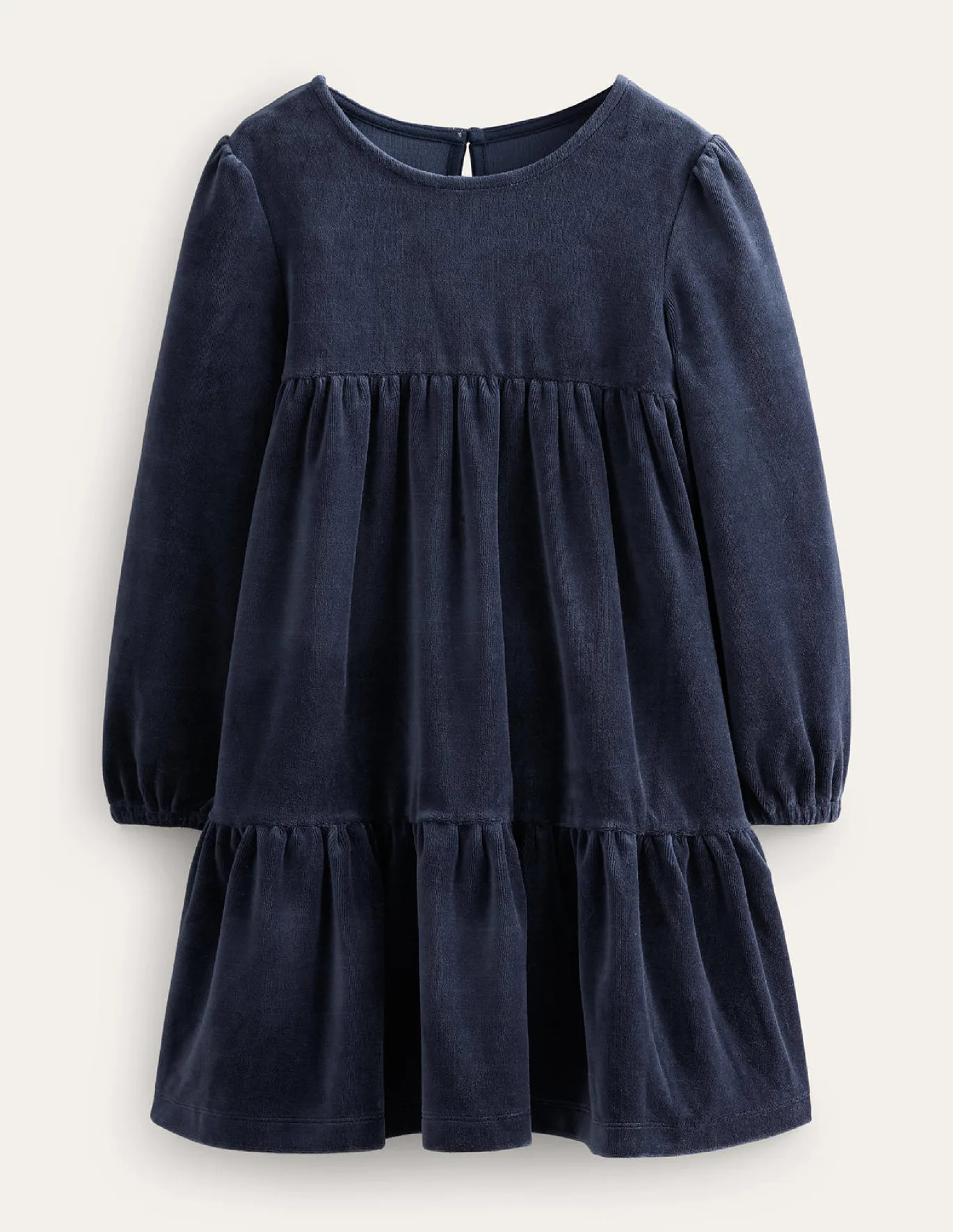 Tiered Velour Dress | Boden (US)