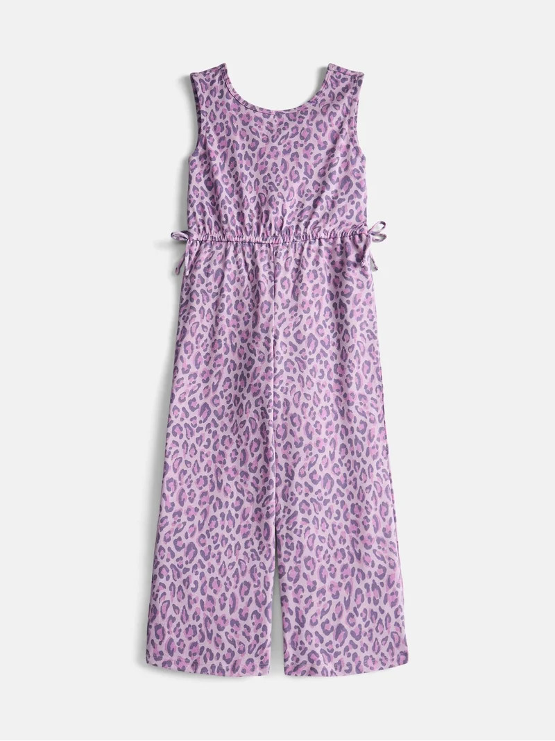 Wonder Nation Girls Wide Leg Play Jumpsuit, Sizes 4-16 & Plus | Walmart (US)