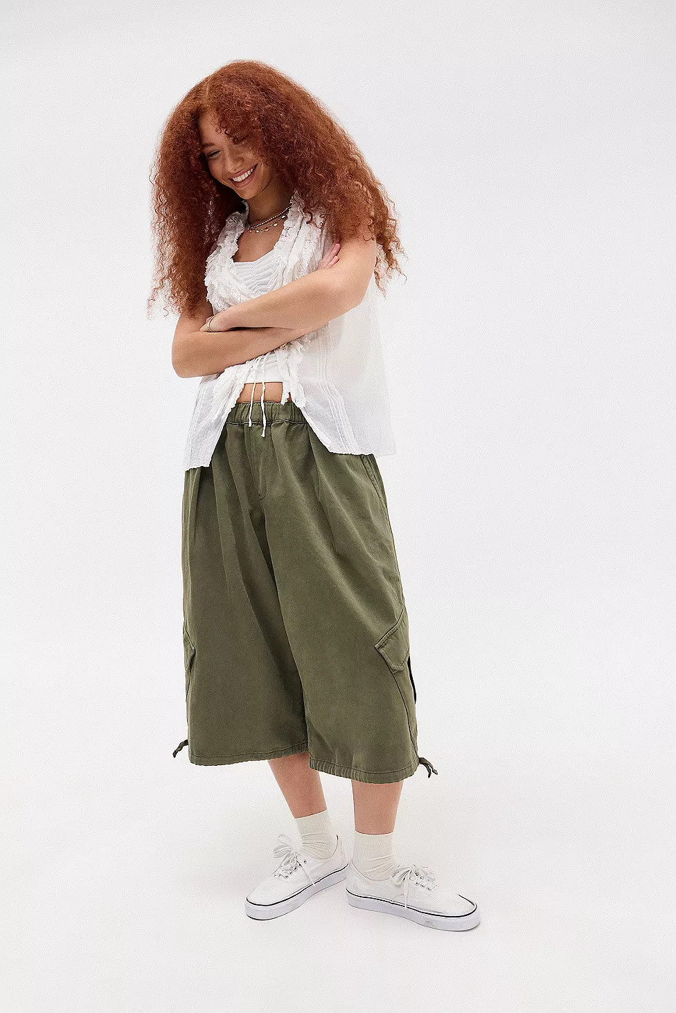 BDG Dallas Cropped Cargo Trousers | Urban Outfitters UK