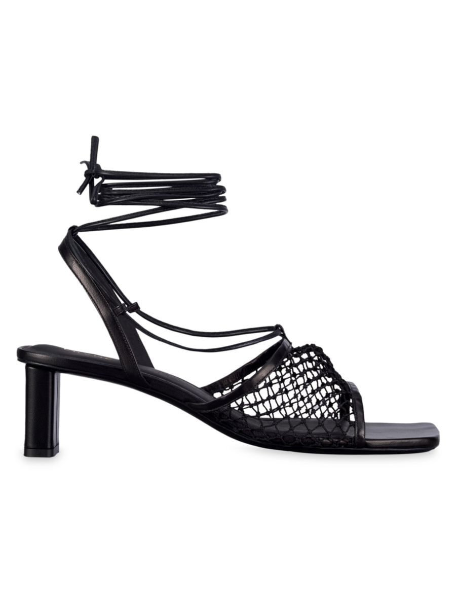 Le Adelaide 65MM Leather Strappy Sandals | Saks Fifth Avenue