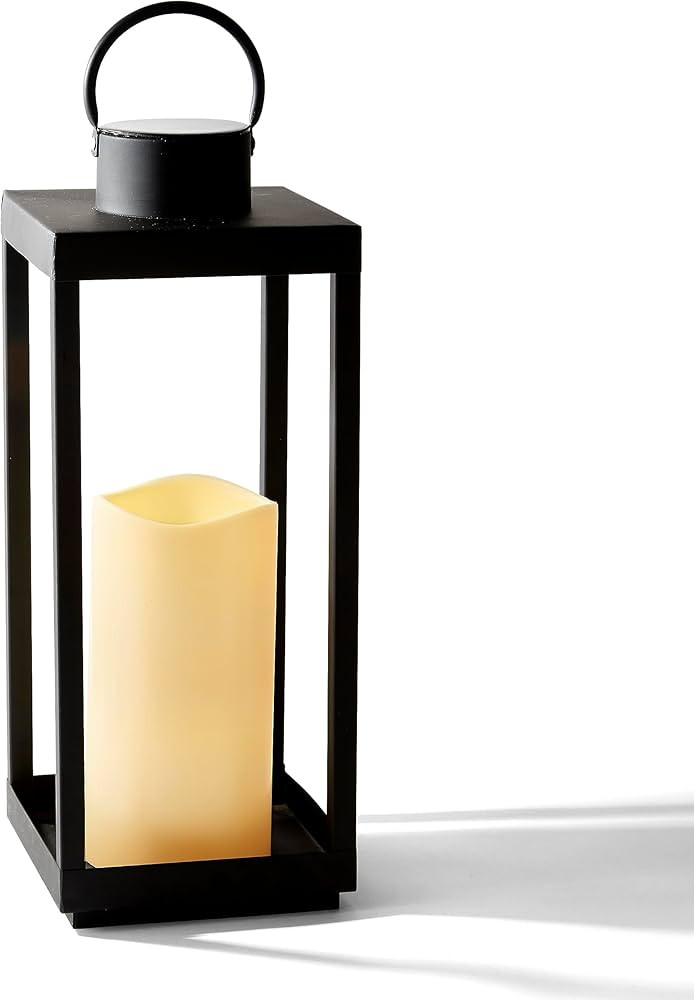 LampLust Solar Lantern Decorative Front Porch Decor,18 Inch Solar Lanterns Outdoor Waterproof, Mo... | Amazon (US)