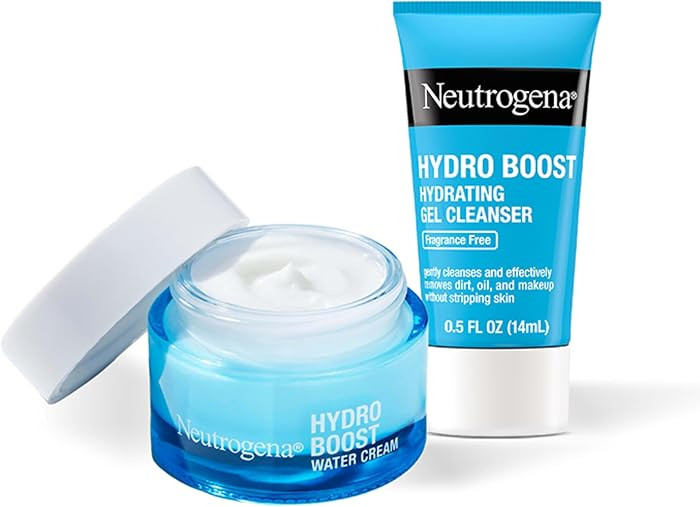 Neutrogena Hydro Boost Hydrating Water Cream Face Moisturizer for Sensitive Skin plus Hydrating G... | Amazon (US)