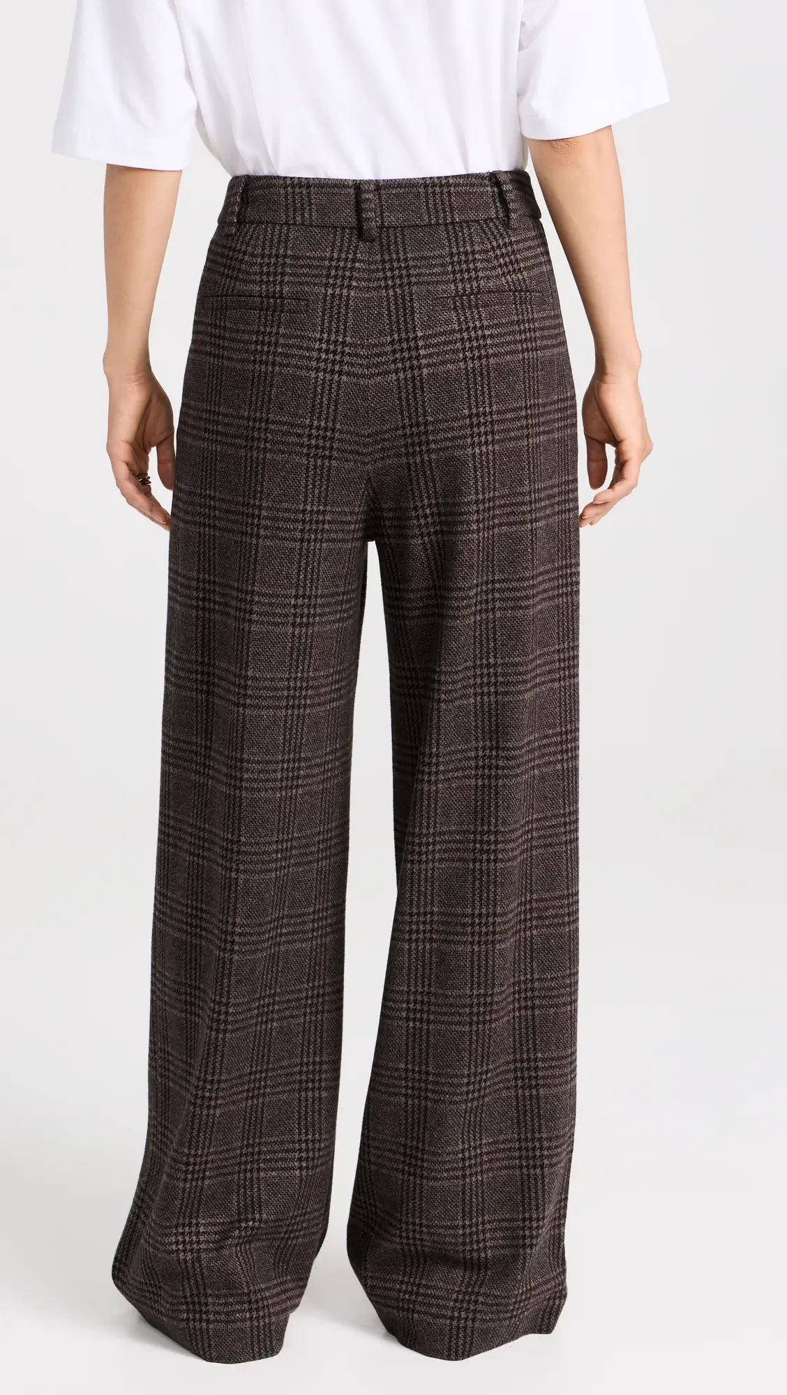 Tibi Lutz Knit Asymmetrical Pleat Stella Pants | Shopbop | Shopbop