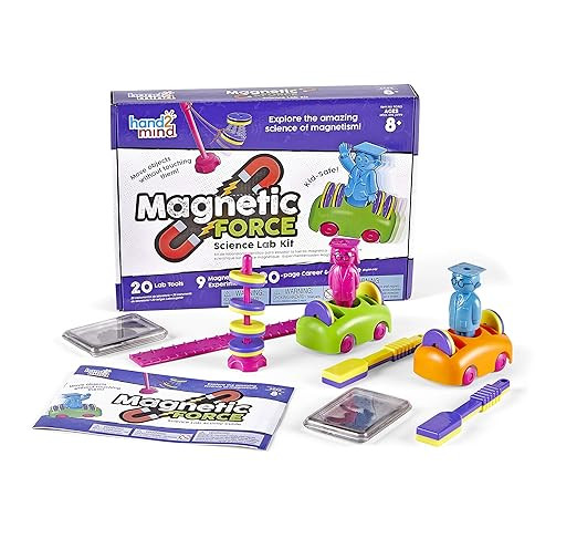 hand2mind Magnetic Science Kit for Kids 8-12, Kids Science Kit with Fact-Filled Guide, Make Magne... | Amazon (US)