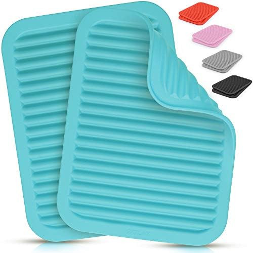 Zulay 2 Pack (9"x12") Silicone Trivets For Hot Pots and Pans - Multi-Purpose & Versatile Trivet M... | Amazon (US)