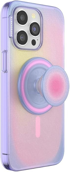 PopSockets iPhone 15 Pro Max Case with Round Phone Grip Compatible with MagSafe, Phone Case for i... | Amazon (US)