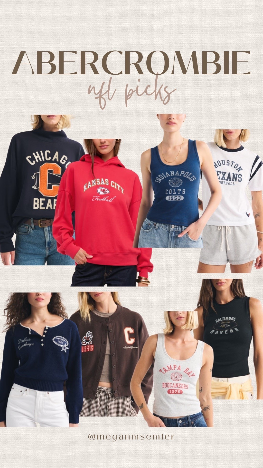 Abercrombie nfl picks

#LTKgrwm #LTKootd #LTKSeasonal