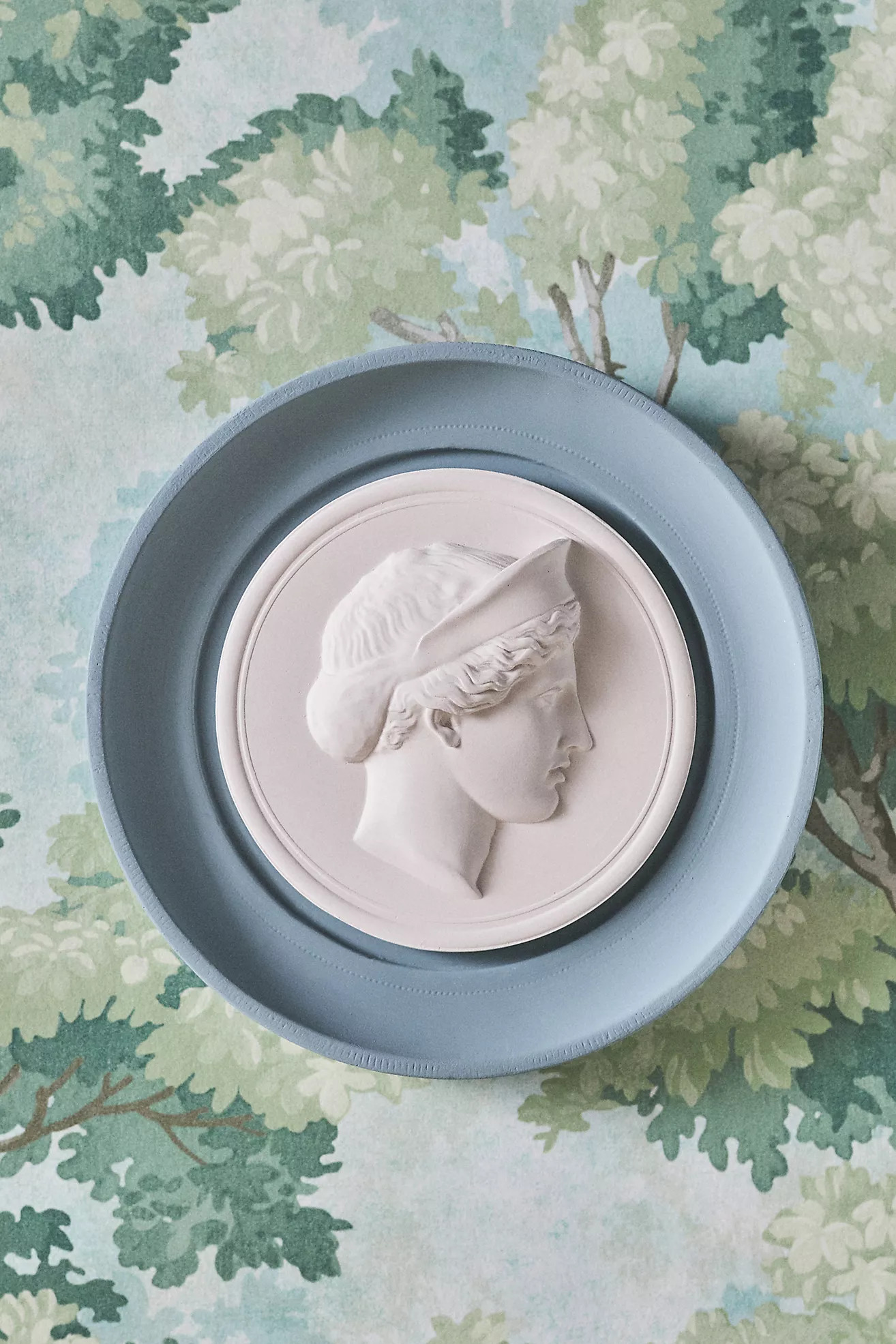 STATUETTE Blue Plaster Framed Intaglio Gallery Wall Charm | Anthropologie (US)