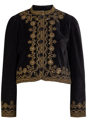 Denver embroidered velvet jacket | Harvey Nichols