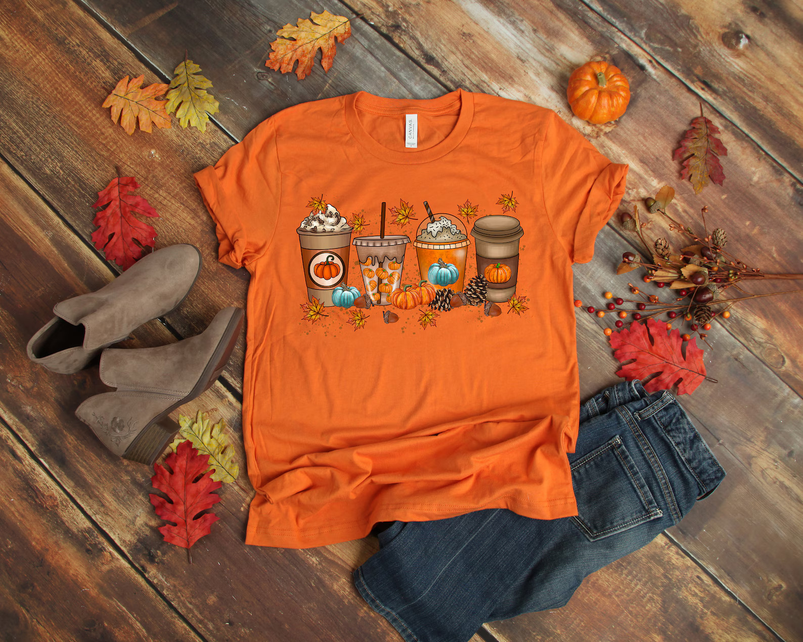 Fall Coffee Shirt, Cute Fall Sweatshirt, Thanksgiving Shirt, Halloween Shirt, Fall Sweatshirt, Co... | Etsy (US)