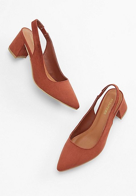 Lily Sling Back Block Heel | Maurices