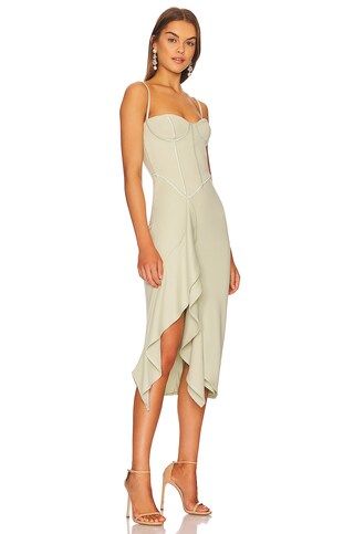 Katie May Doutzen Dress in Sage from Revolve.com | Revolve Clothing (Global)