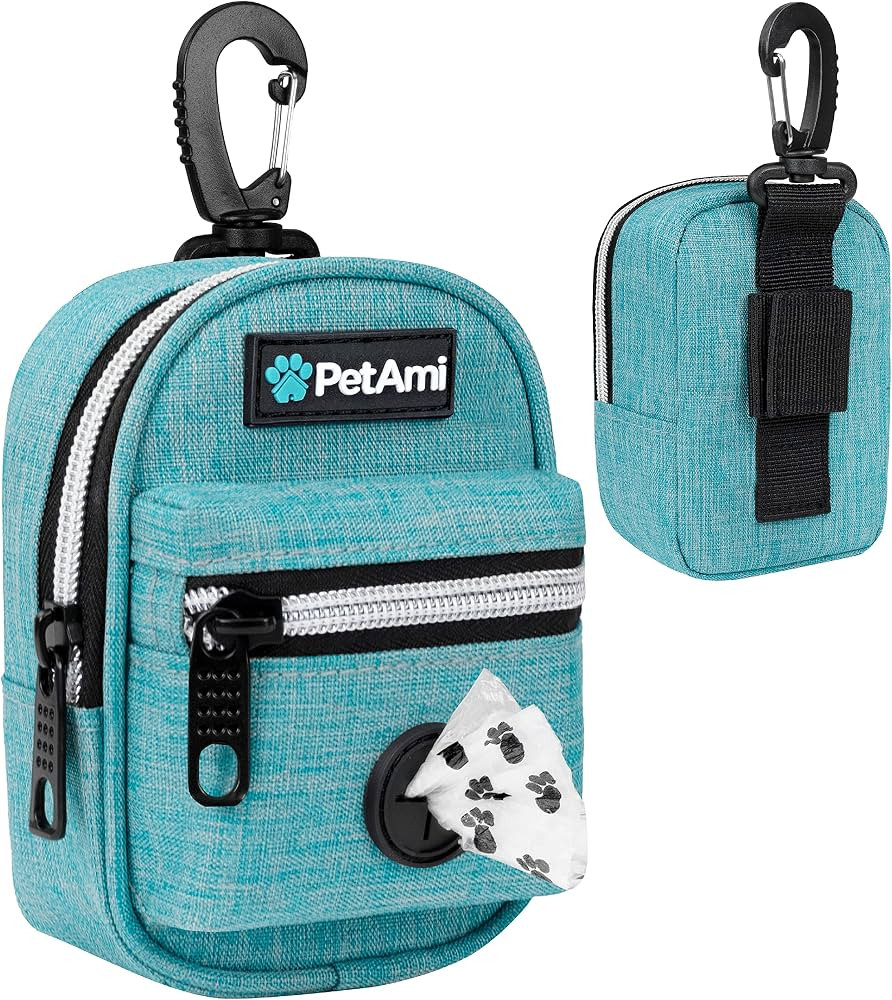 PetAmi Dog Poop Bag Holder For Leash, Dog Pet Waste Bag Dispenser For Poop With Clip For Doggie P... | Amazon (US)