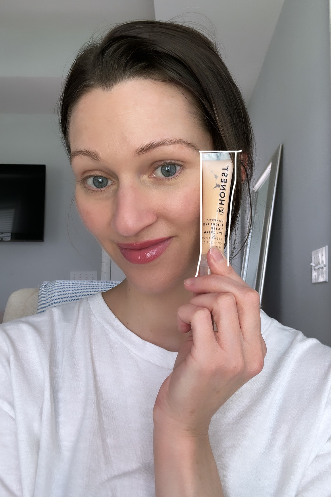 Brightening Tinted Eye Cream. Ewg verified. Hydrating formula so no more wrinkly dry under eyes with makeup. I use this in place of my concealer! 
#cleanbeauty #tintedeyecream 

#LTKunder50 #LTKbeauty