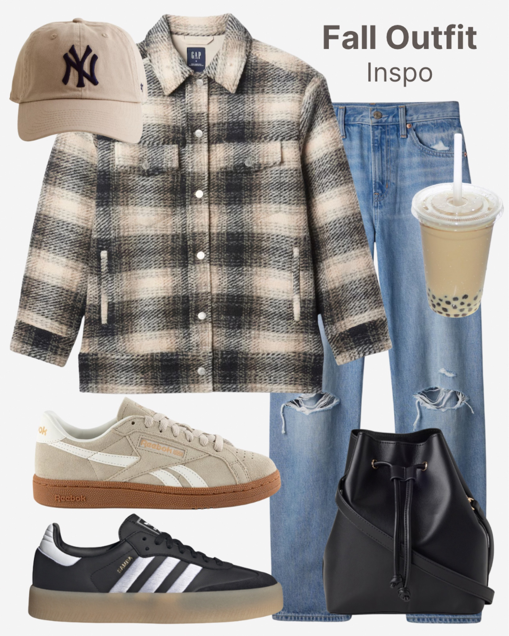 Fall outfit inspo. Loving the oversized boyfriend shacket & these are some of my favorite jeans!

Women’s style, women’s fall fashion, women’s fashion, women’s ootd, ootd inspo, casual outfit, oversized boyfriend shacket, plaid shacket, fall jacket, women’s sneakers, adidas sambae, backpack purse, slouchy bag, fall trends, fall 2024

#LTKFindsUnder100 #LTKSeasonal #LTKStyleTip
