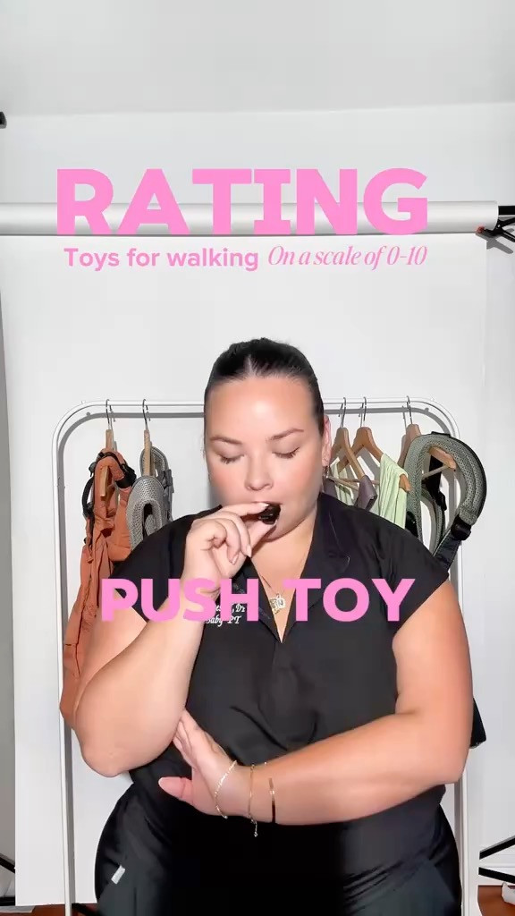 Rating toys for walking as a developmental pt! 

 #LTKBaby #LTKKids #LTKFamily