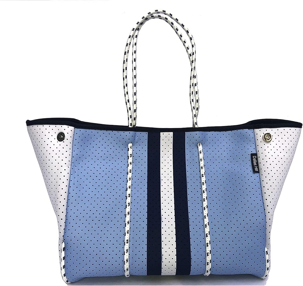 Designs Large Tote Bag for Women | Neoprene Shoulder Purse | Travel, Beach, Gym Handbag | Extra P... | Amazon (US)