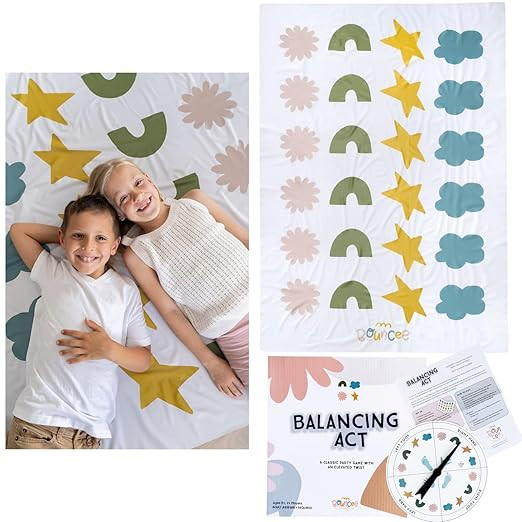Bouncee Balancing Act Party Game for Kids and Adults - Indoor and Outdoor Yard Family Activity - ... | Amazon (US)