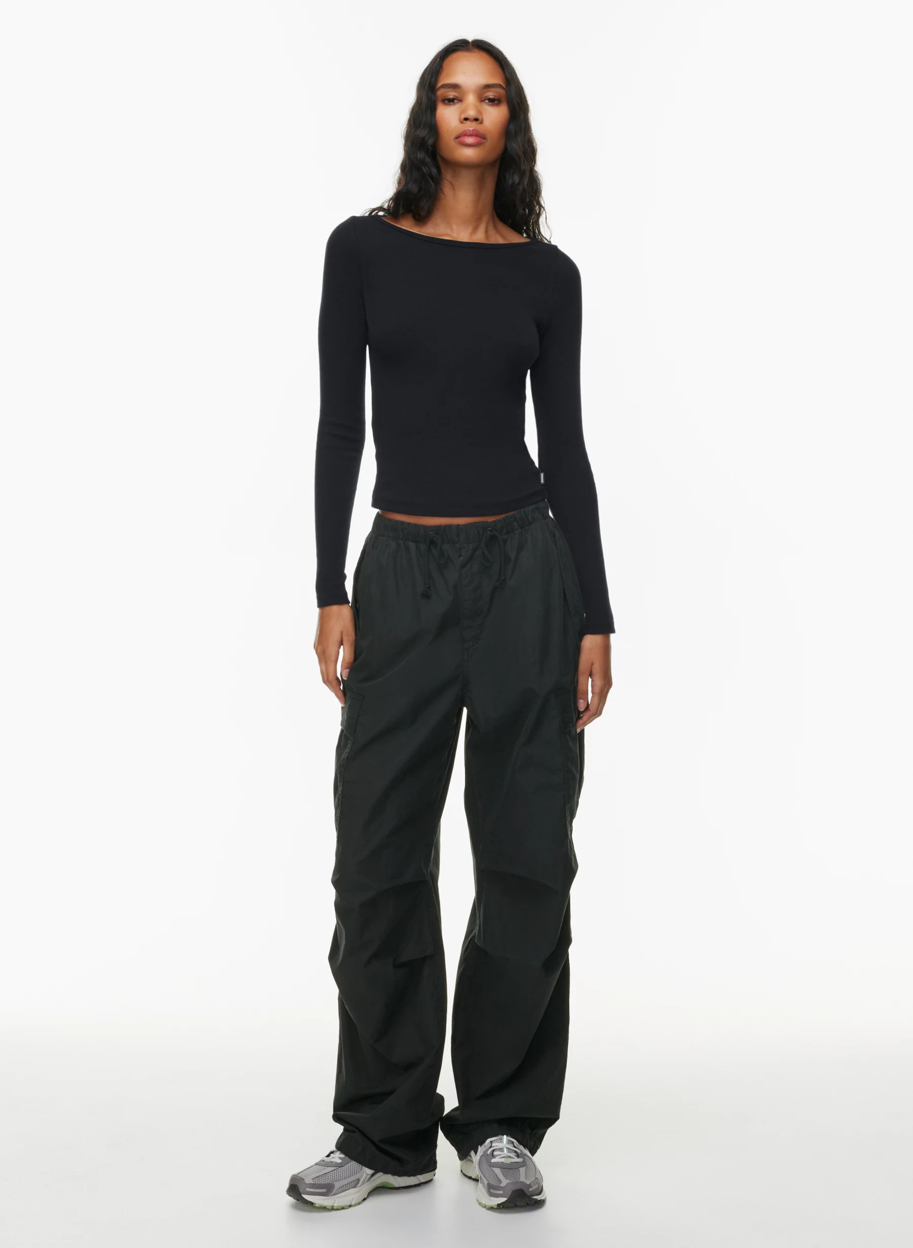 HOMESTRETCH™ BOATNECK LONGSLEEVE | Aritzia