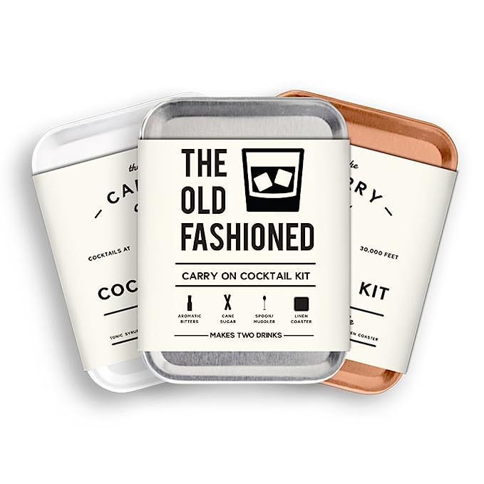 The Carry on Cocktail Kit Old Fashioned, Moscow Mule, Gin and Tonic - 3 PACK Holiday Set - 1 Carr... | Amazon (US)