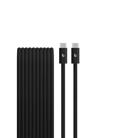 Beats 240W USB-C to USB-C Braided Cable, Fast charging, Durable/Tangle Free, Compatible with Apple and Android Devices (3 m) – Bolt Black | Walmart (US)