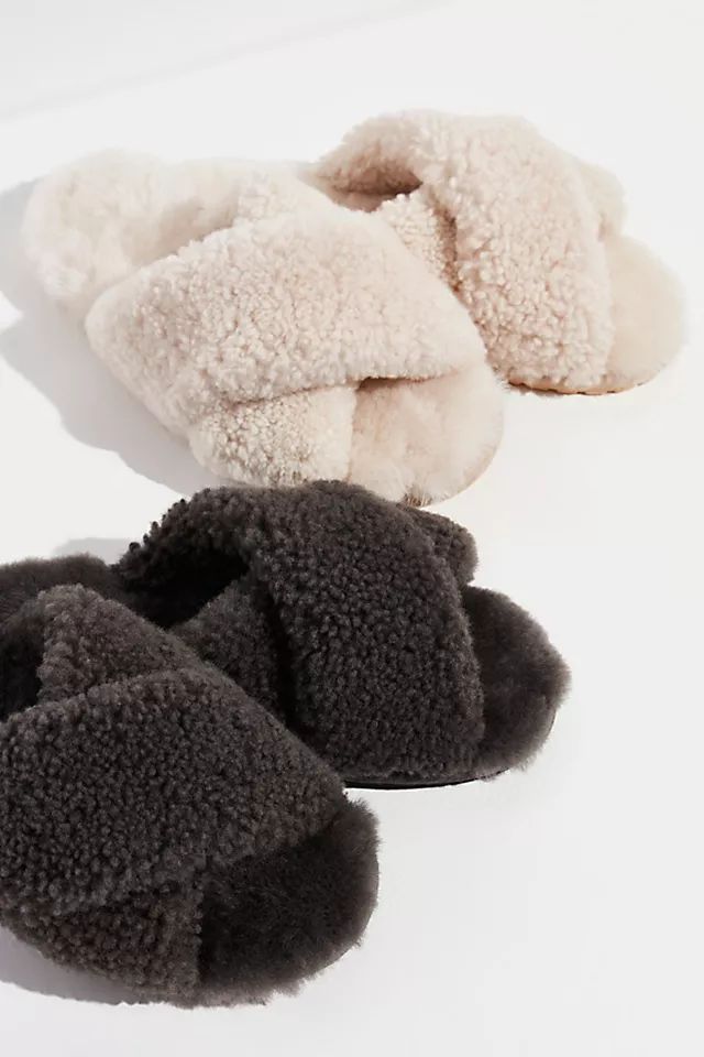 EMU x Free People Mayberry Teddy Cozy Slippers | Free People (Global - UK&FR Excluded)