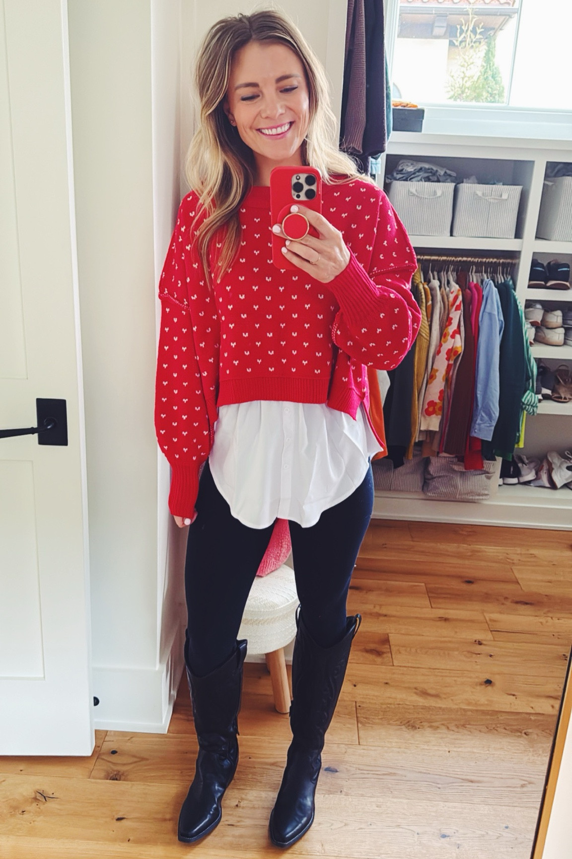 This white shirt extender is a great hack you can use to make any sweater a little longer with a layered look. Love it under a cropped sweater with leggings. 

#LTKStyleTip #LTKSaleAlert #LTKFindsUnder50