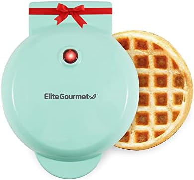 Elite Gourmet EWM013M# Electric Nonstick Mini Waffle Maker Belgian Waffles, Compact Design, Hash ... | Amazon (US)