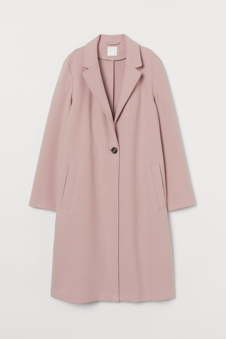 H & M - Single-breasted Coat - Pink | H&M (US + CA)
