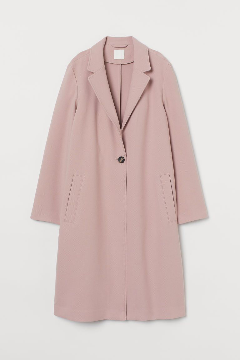 H & M - Single-breasted Coat - Pink | H&M (US + CA)