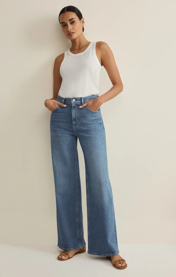 Nova High Rise Wide Leg Denim Pant | Z Supply