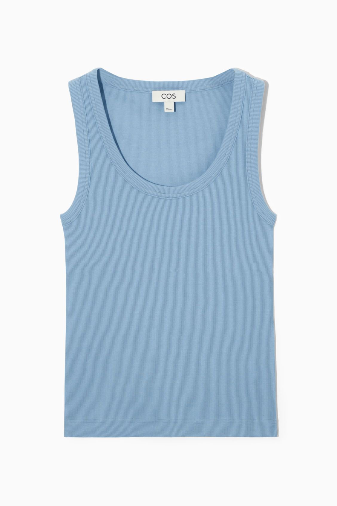 SCOOP-NECK RIBBED TANK TOP | COS (US)