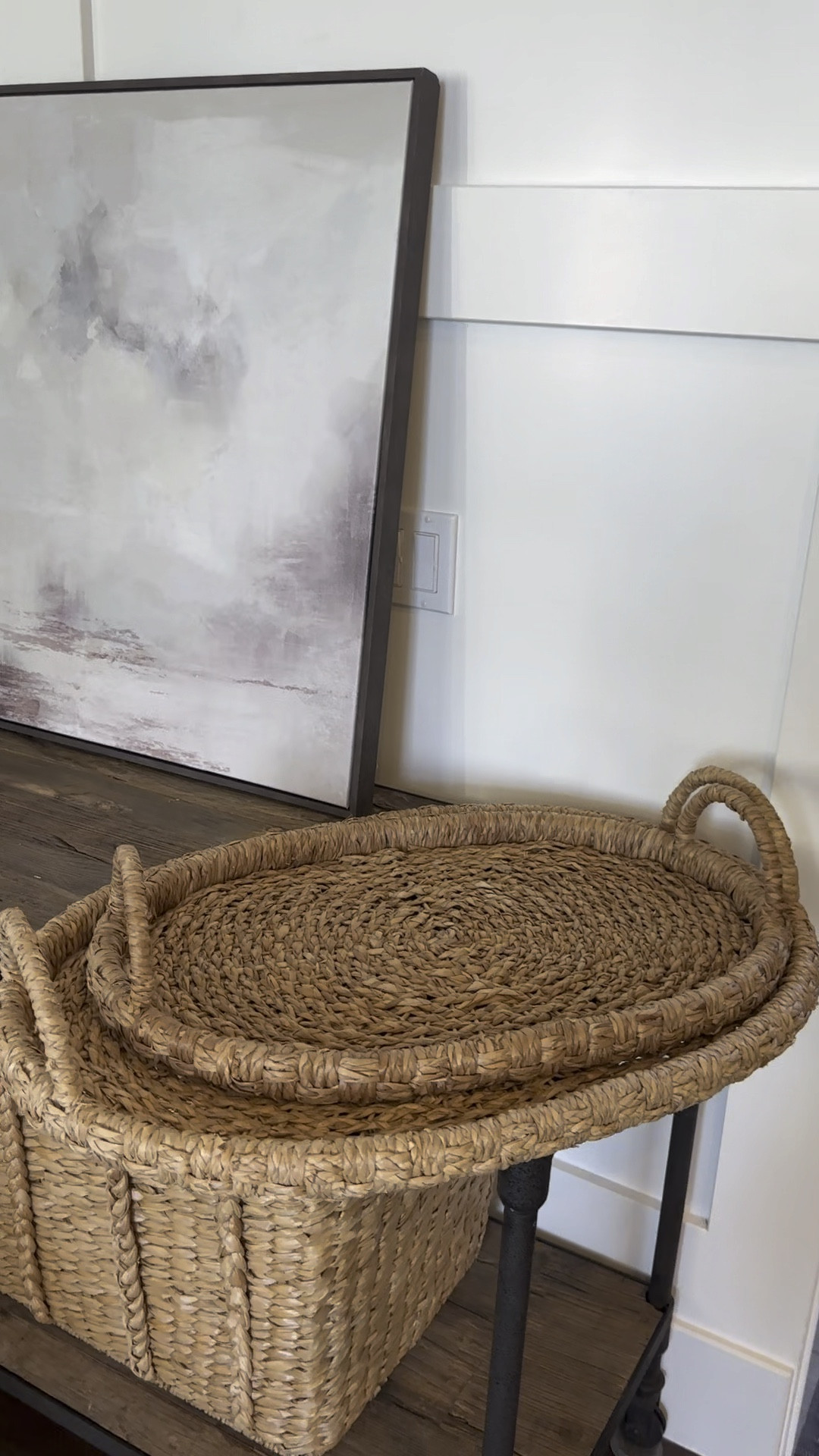 On sale through today! These woven trays and hands down favorites for decorating! I love both sizes for different spots in my home and they look beautiful during fall, winter, spring and summer! 🍂👏🏻 (Sharing other sale favorites too!) 

#LTKHome #LTKStyleTip #LTKFallSale