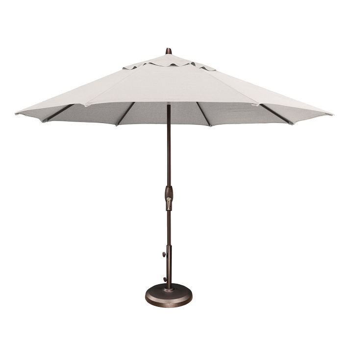 Round Outdoor Market Umbrella (11') | West Elm (US)