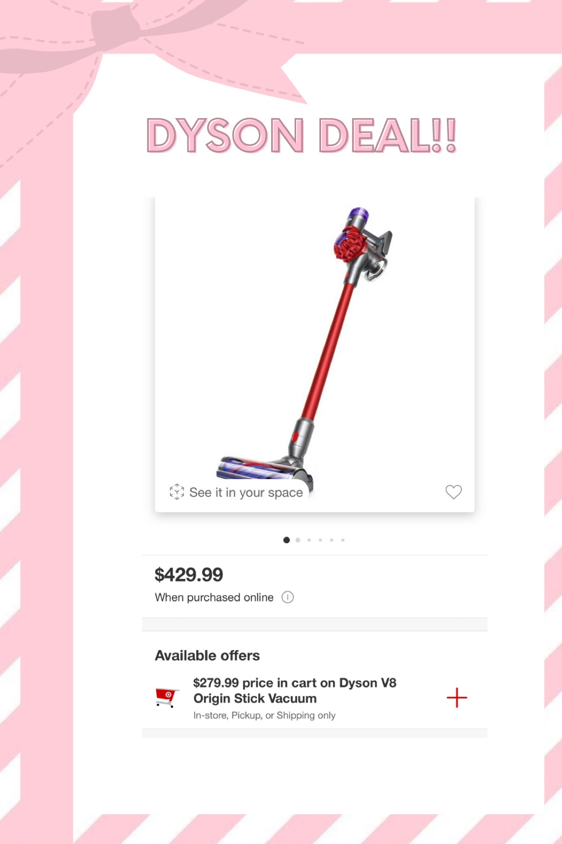 Dyson vacuum on sale! 

#LTKHolidaySale #LTKCyberWeek #LTKHoliday