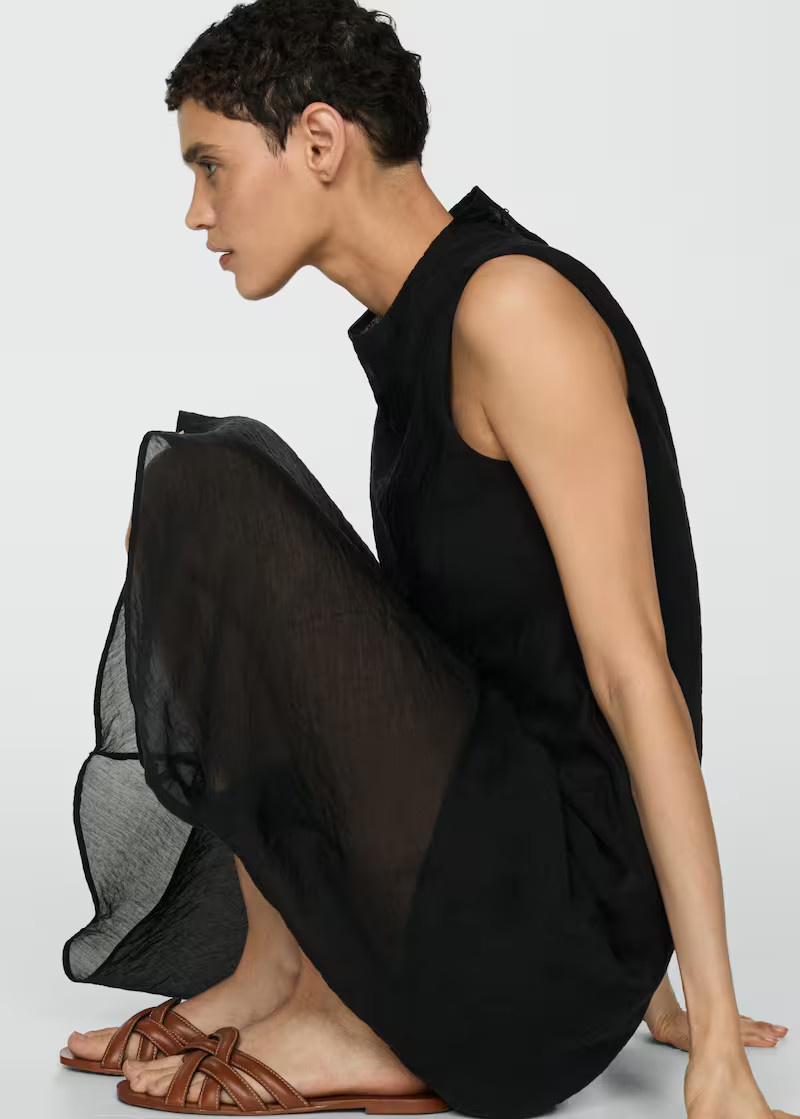 Leather straps sandals -  Women | Mango USA | MANGO (US)