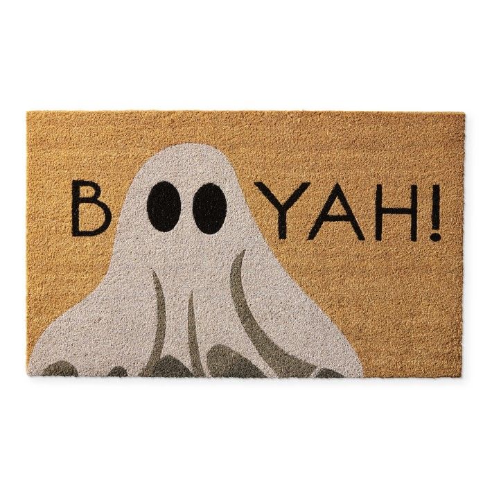 Williams Sonoma BOO Yah! Doormat   Only at Williams Sonoma       $39.95 | Williams-Sonoma