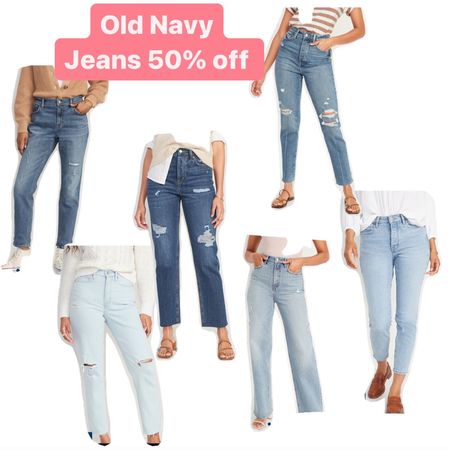 Old navy jeans 50% off today! #oldnavy #jeans #denim 

#LTKunder50 #LTKsalealert #LTKstyletip